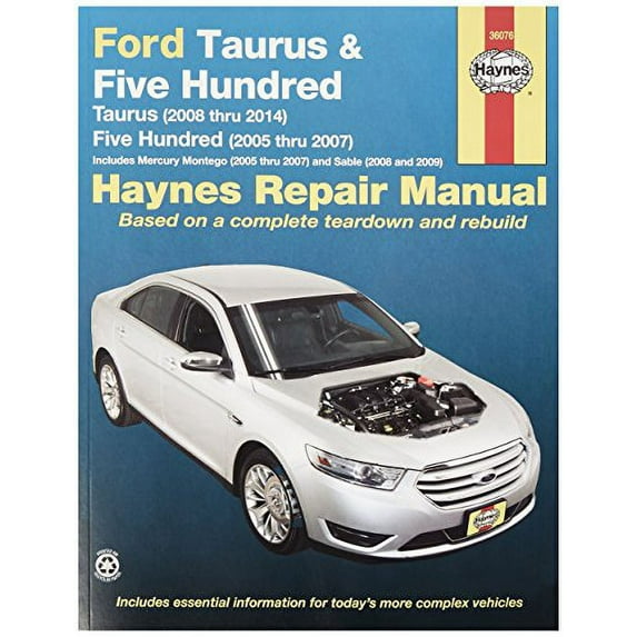 HAYNES 36076 FORD TAURUS REPAIR MANUAL