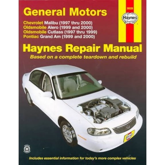 Pre-Owned GM: Malibu, Alero, Cutlass & Grand Am, '97'00 (Haynes Automotive Repair Manual Series) (Paperback) 1563923610 9781563923616