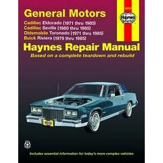 HAYNES # 38030 GM CAD OLDS BUICK 71-85