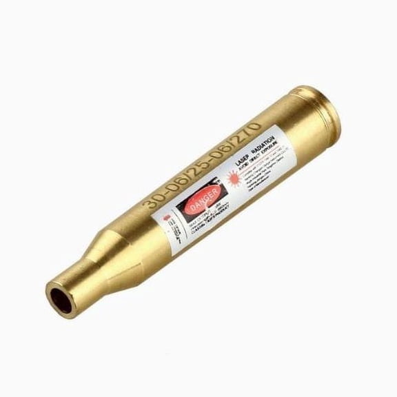 HAYOOTECH .30-06/25-06/270 Bore Sight Laser Red Dot Cartridge Laser bore Sighter with 2 Sets of Batteries