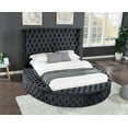 thumbnail image 1 of HAZEL Queen Bed Featuring Button Tufting, Side Rail & Footboard Storage (NJ INVENTORY), 1 of 7