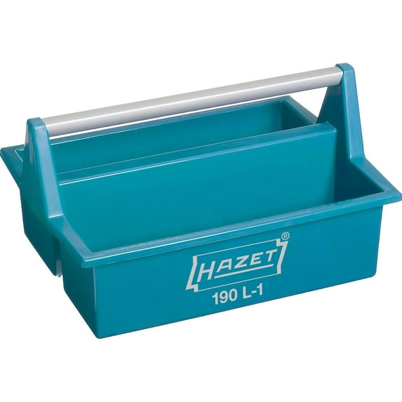 HAZET tool box 190L-1 I open and handy, incl. length scale (cm/inch) on the top, stackable, sturdy aluminum carrying handle I mobile plastic carrying case