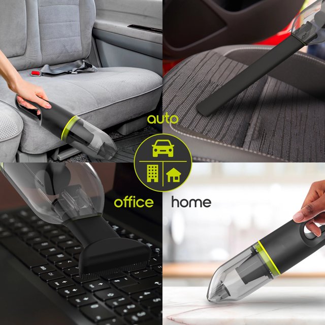 HAZHOUYUJIUKJ Lightweight IonVac Cordless Vacuum Cleaner with USB