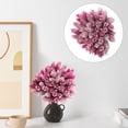 thumbnail image 1 of HAZIUA Artificial Pineapple Plastic Green Leaves Flowers DIY Flower Arrangements Wedding Decoration Plant 9.4*5.5 in Hot Pink, 1 of 8