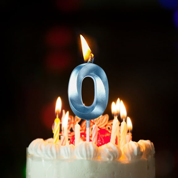 HAZIUA Birthday Candles Extended Big Number Candle Multicolor 3D Design Cake Topper Decoration for Any Celebration 4.7*0.8 in A