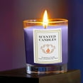 thumbnail image 1 of HAZIUA Candle Sicilian Lemon Scented Classic 22oz Large Jar Single Wick Candle Burns Over 110 Hours 2.6*2 in Purple, 1 of 4