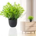 thumbnail image 1 of HAZIUA Small Potted Plants Artificial Greenery For Home Decor Artificial Potted Plant Decoration Plant Combination Indoor Tabletop Decoration 8.7*3.9*2.4 in, 1 of 8
