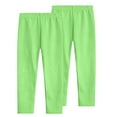 thumbnail image 1 of HAiming 2 PC Girls Leggings Solid Color Tights Dress Playwear High Waist Comfortable Footless Stretchy Pants, 1 of 9