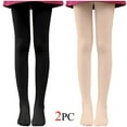 thumbnail image 1 of HAiming 2PC Women's Fleece Lined Tights High Waisted Opaque Pantyhose Thermal Winter Thick Warm Stockings Leggings, 1 of 8