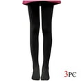 thumbnail image 1 of HAiming 3 Pairs Fleece Lined Tights for Women High Waisted Opaque Thermal Winter Warm Pantyhose Stockings Leggings, 1 of 6