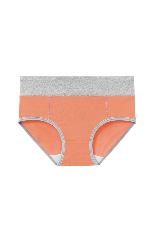 5PC Women's Cotton High Waist Briefs Plus Size Seamless Hip Lifting Panties Comfort Breathable Underpants