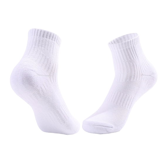 HAiming Ankle Medium Basketball Socks Athletic Quarter Socks Short Crew Length Printed for Men Women