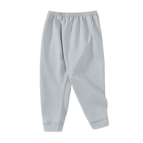 HAiming Baby Kids Legging Elastic Jogger Pants Cotton Basic Solid Color Athletic Pant for Boy Girl