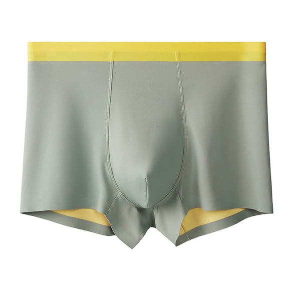 HAiming Big and Tall Men's Boxers Comfortable Stretch Color Block Lightweight Soft Briefs Underwear
