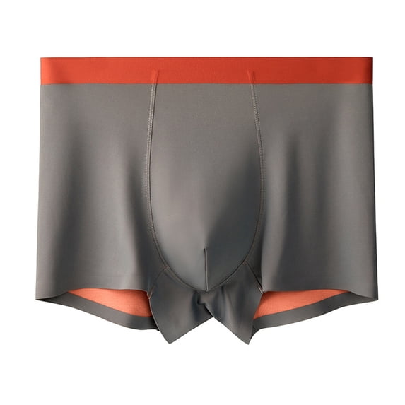 HAiming Big and Tall Men's Boxers Comfortable Stretch Color Block Lightweight Soft Briefs Underwear