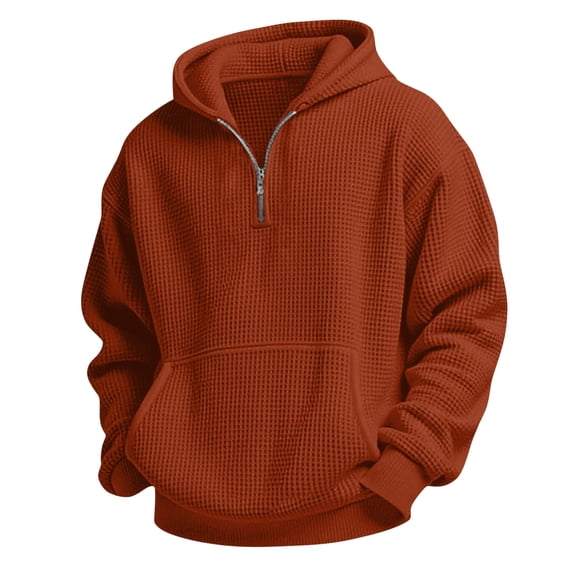 HAiming Boys Quarter Zip Hoodies Long Sleeve Loose Casual Workout Sweatshirts Fall Winter Everyday Tops with Pockets