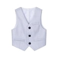 thumbnail image 1 of HAiming Boys Vest Vintage Toddler Waistcoat with Pockets Button down V Neck Sleeveless Casual Outfit, 1 of 5