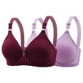 thumbnail image 1 of HAiming Bras for Women Wireless Seamless Support Push up Bralettes Soft Comfortable Breathable Everyday Bra 2 Pack, 1 of 5