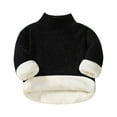 thumbnail image 1 of HAiming Children's Boys Girls Long Sleeve Sweater Fall Winter Casual Crewneck Knit Thickened Pullover Jumper Tops, 1 of 3