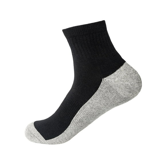 HAiming Color Block Sport Crew Socks Deodorizing Breathable Comfortable Strenchy Hiking Athletic Sock
