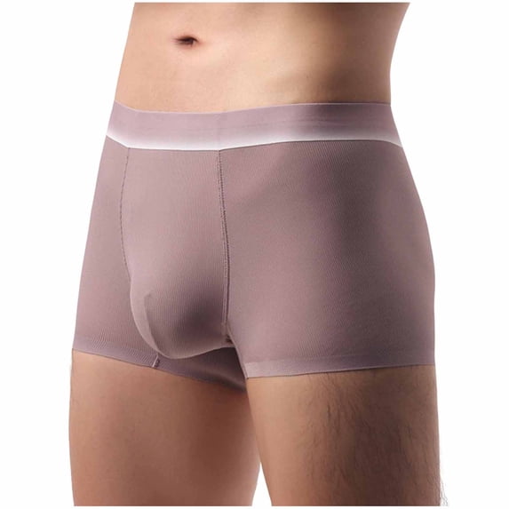 HAiming Briefs Underwear for Men Elastic Waist Soft Breathable Comfortable Underpants Solid Underpant