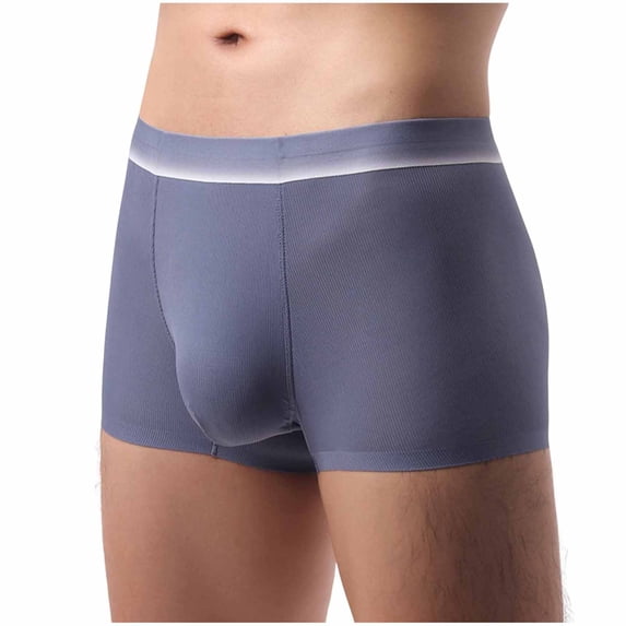 HAiming Briefs Underwear for Men Elastic Waist Soft Breathable Comfortable Underpants Solid Underpant