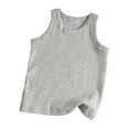 thumbnail image 1 of HAiming Cotton Tank Tops for Boy Solid Color Sleeveless Casual Crew Neck Soft Lightweight Kids Basic Tee Blouse, 1 of 5
