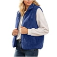 thumbnail image 1 of HAiming Fleece Vest for Women Sleeveless Lightweight Comfy Solid Color Casual Jackets Fall Winter Outdoors Sweaters, 1 of 9