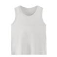 thumbnail image 1 of HAiming Gilrs Boys Cotton Tank Tops Summer Sleeveless Basic Tee Shirts Crew Neck Solid Color Casual Loose Blouse, 1 of 5