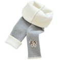 thumbnail image 1 of HAiming Girls Winter Thick Pants Kids High Waisted Stretch Bow Printed Leggings Slim Cute Leggings Pants, 1 of 3
