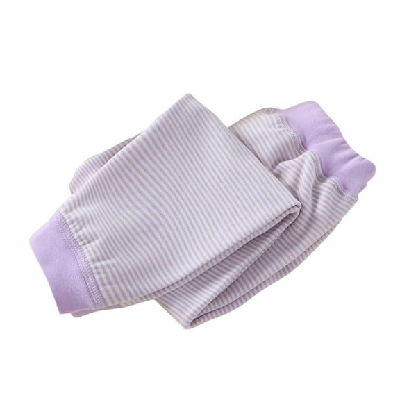 HAiming Kids Cotton Winter Warm Thermal Leggings Stripe Elastic Waist Winter Warm Jogger Sweatpants