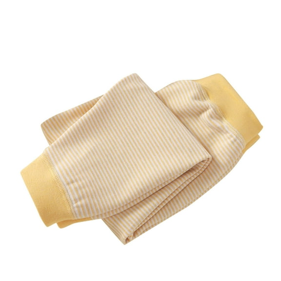 HAiming Kids Cotton Winter Warm Thermal Leggings Stripe Elastic Waist Winter Warm Jogger Sweatpants
