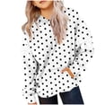 thumbnail image 1 of HAiming Kids Fleece Sweatshirts Bow Printed Long Sleeve Hoodies Casual Shirts Fall Winter Going out Tops with Pockets, 1 of 5