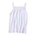 thumbnail image 1 of HAiming Kids Girls Solid Color Soft Camisole Undershirts Summer Casual Comfort Breathable Stretch Bottom Tank Tops, 1 of 3
