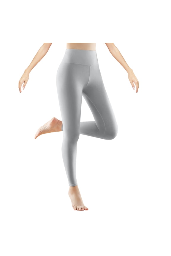 Leggings for Women Long Johns High Waisted Solid Color Thicken Winter Warm Pants Loungewear
