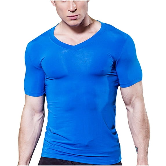 HAiming Men’s Active Quick Drying Crewneck T Shirts Summer Casual Athletic Running Gym Workout Short Sleeve Tee Tops
