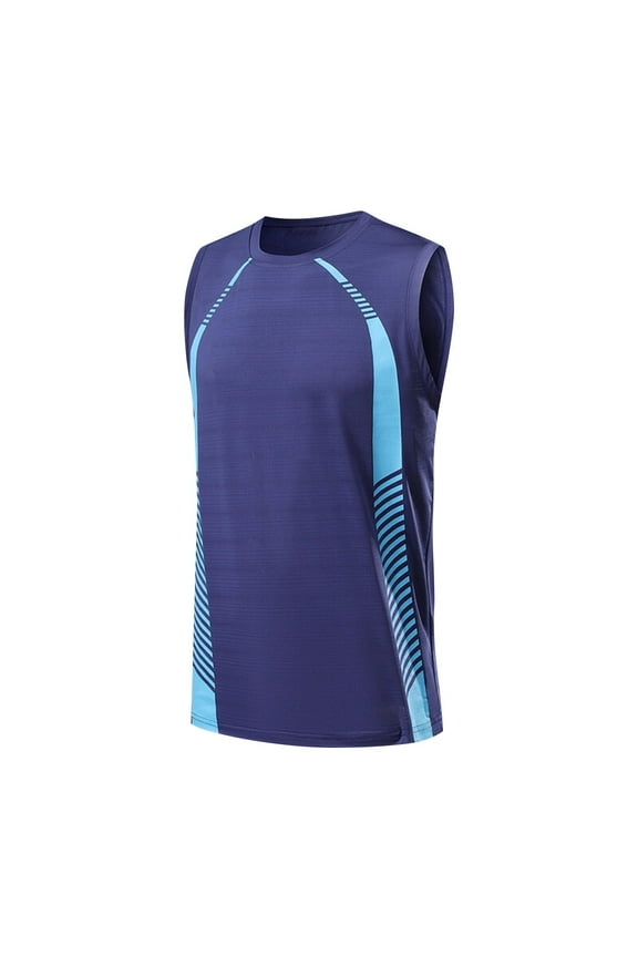 Men's Breathable Comforable Active Athletic Tank Top Workout Activewear Gym Bodybuilding T Shirt