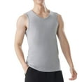 thumbnail image 1 of HAiming Men's Cotton Tank Top Sleeveless Tees Sports Shirts Muscle Workout Gym Beach T-Shirts Basic Tee, 1 of 3