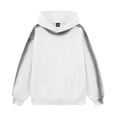 thumbnail image 1 of HAiming Men's Oversized Hoodies Gradient Long Sleeve Hooded Sweatshirts Casual Loose Pullover Tops with Pocket, 1 of 4