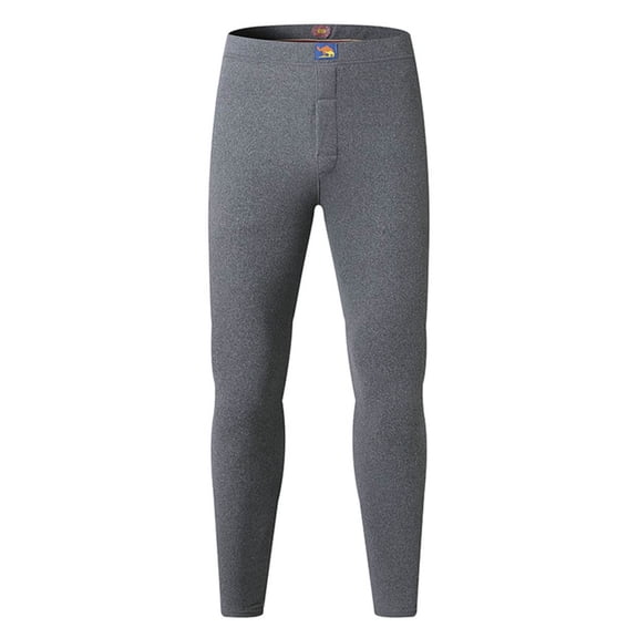 HAiming Men's Thermal Legging Winter Warm Thick Fleece Lined Strenchy Solid Color Fall Pants for Cold Weather