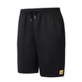 thumbnail image 1 of HAiming Mens Casual Shorts Quick Dry Knee Length with Pockets Solid Color Drawstring Elastic Waist Pants, 1 of 5