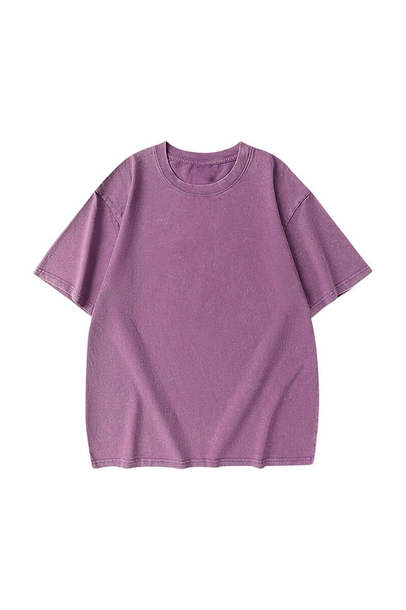 Mens Cotton Soft Breathable T-Shirts Casual Crewneck Lightweight Tees Comfortable Fashion Summer Clothes