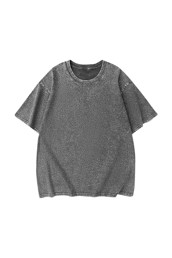 Mens Cotton Soft Breathable T-Shirts Casual Crewneck Lightweight Tees Comfortable Fashion Summer Clothes