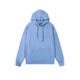 thumbnail image 1 of HAiming Mens Hoodies Casual Long Sleeve Solid Color Drawstring Pullover Hooded Sweatshirt Elthletic Tops with Pocket, 1 of 3