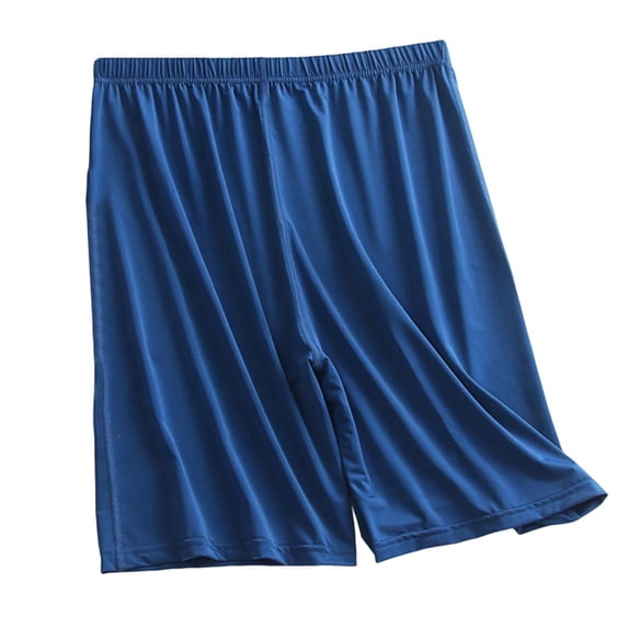 HAiming Mens Pajama Shorts Casual Elastic Waist Loose Soft Comfy Pjs Sleepwear Solid Color Loungewear