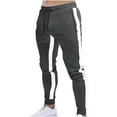 thumbnail image 1 of HAiming Mens Sweatpants Drawstring Elastic Waisted Jogger Pants Casual Athletic Workout Trousers with Zipper Pockets, 1 of 5