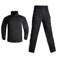 thumbnail image 1 of HAiming Mens Tracksuit Color Block Mock Neck Tops Sweatpants Workout Set 2 Piece Outfits Casual Trendy Clothes, 1 of 2