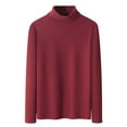 thumbnail image 1 of HAiming Mens Turtleneck Thermal Shirts Casual Base Layer Long Sleeve Lightweight Pullover Fall Winter Warm Tops, 1 of 5
