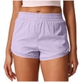 thumbnail image 1 of HAiming Plus Size Shorts for Women Summer Athleisure Workout Shorts Solid Color High Elastic Waist Classic Shorts with Pockets, 1 of 5