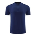 thumbnail image 1 of HAiming Shirts for Men Short Sleeve Quarter Zip Quick Dry Breathable Pullover Tops Casual Athletic Running Tee, 1 of 5